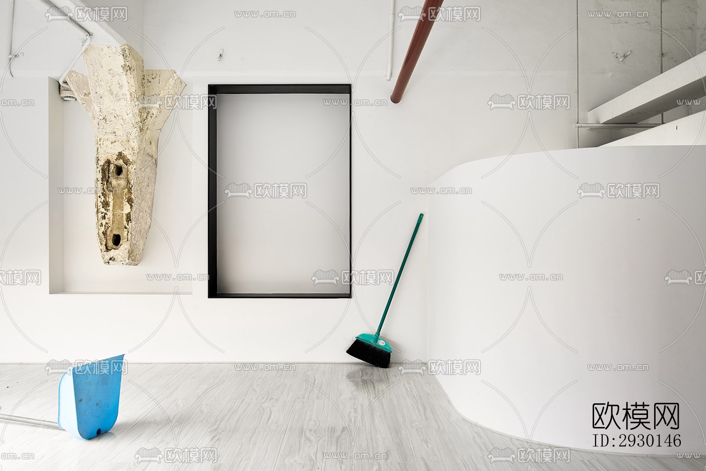 现代展览展厅效果图下载（渲染图14）