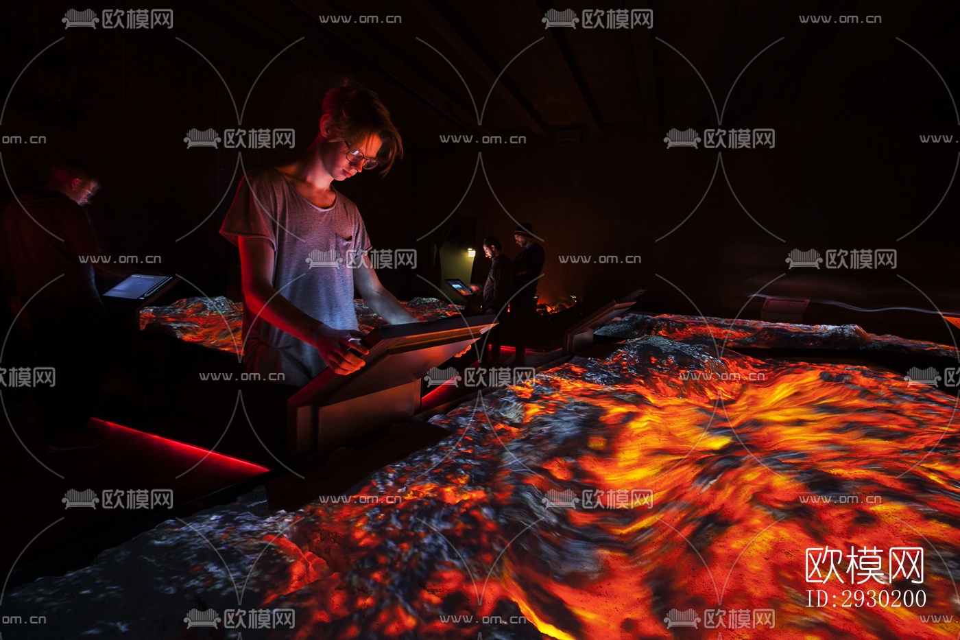 现代展览展厅效果图下载（渲染图6）