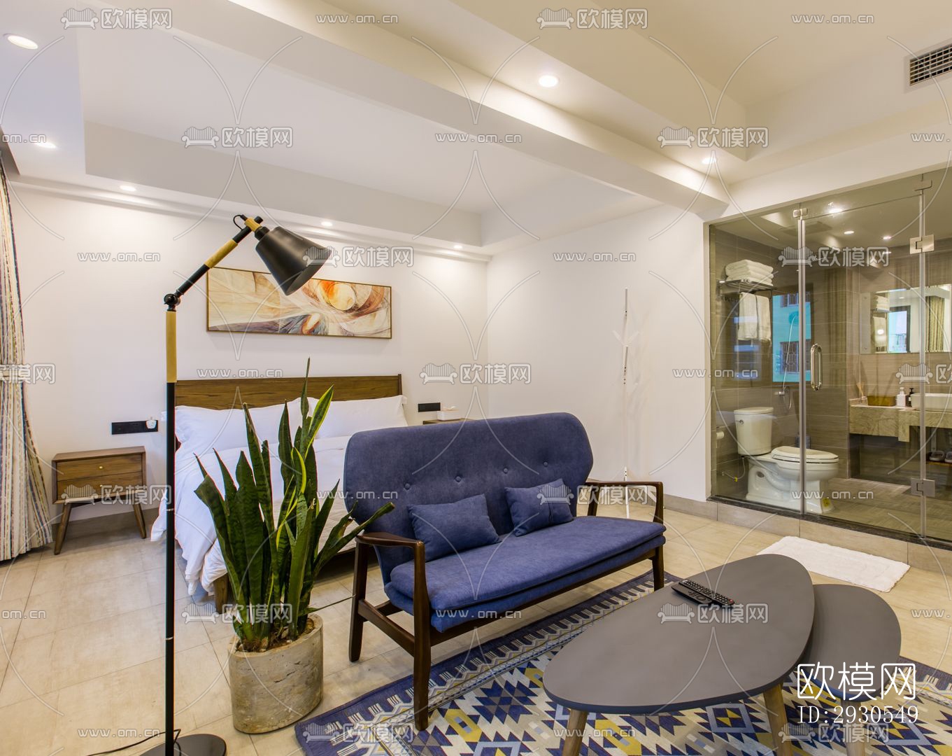 北欧酒店民宿效果图下载（渲染图10）