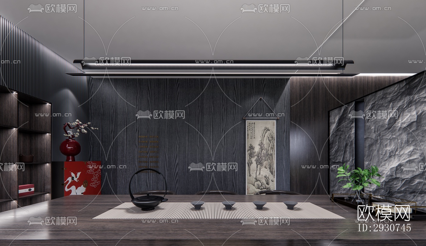 中式零售店铺效果图下载（渲染图2）