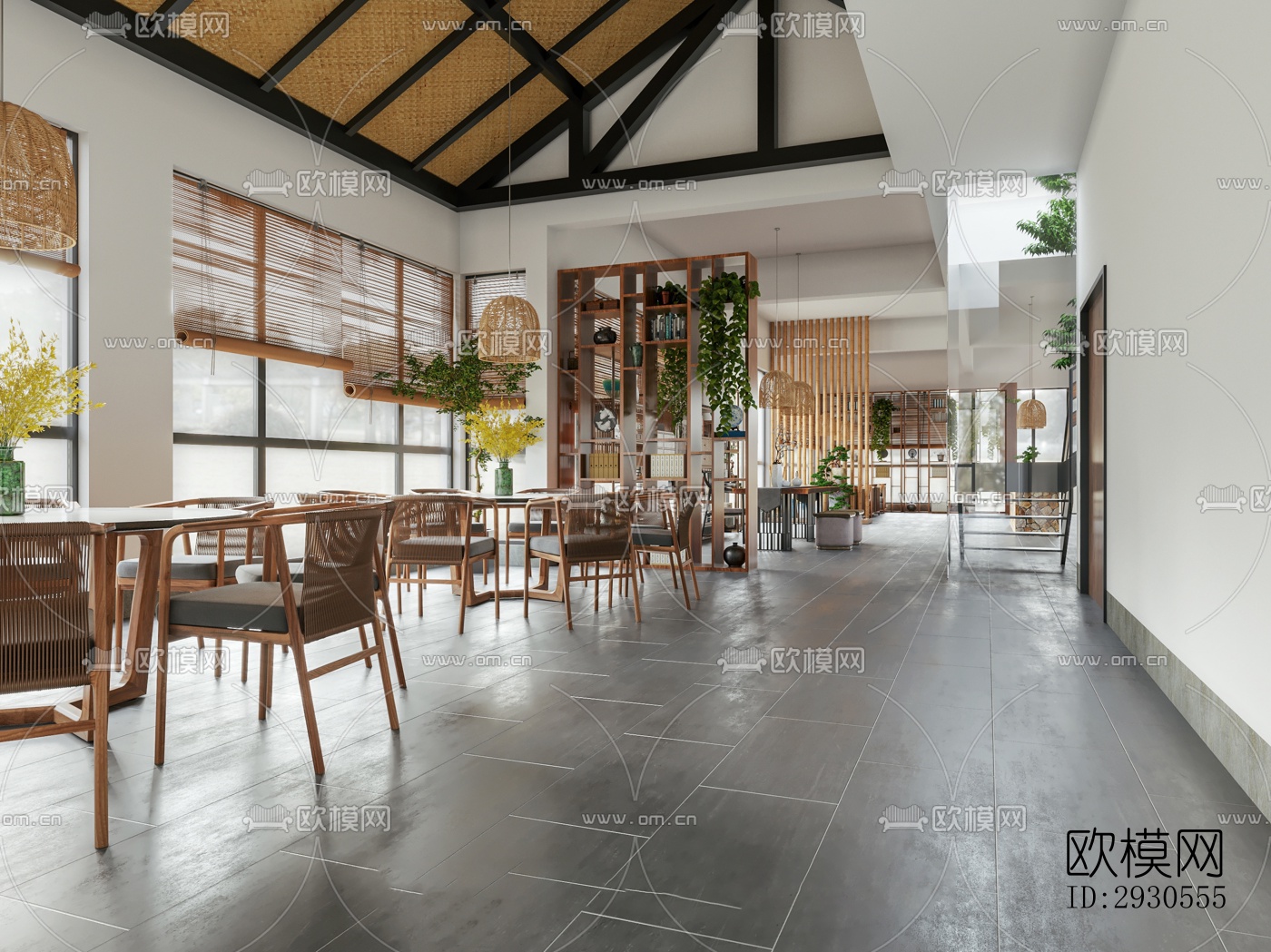 北欧酒店民宿效果图下载（渲染图2）