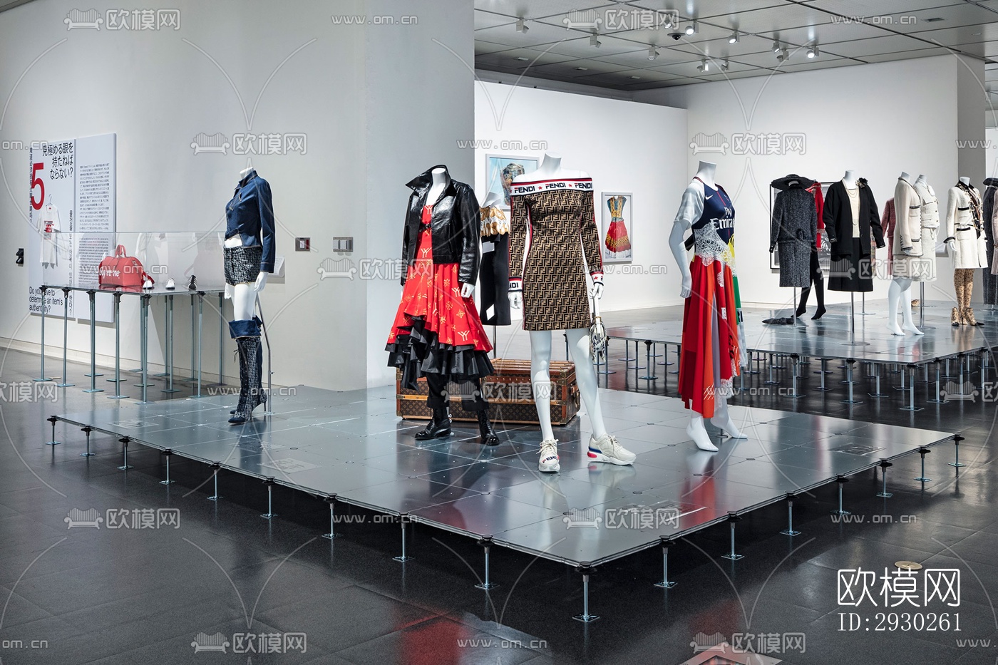 现代展览展厅效果图下载（渲染图20）