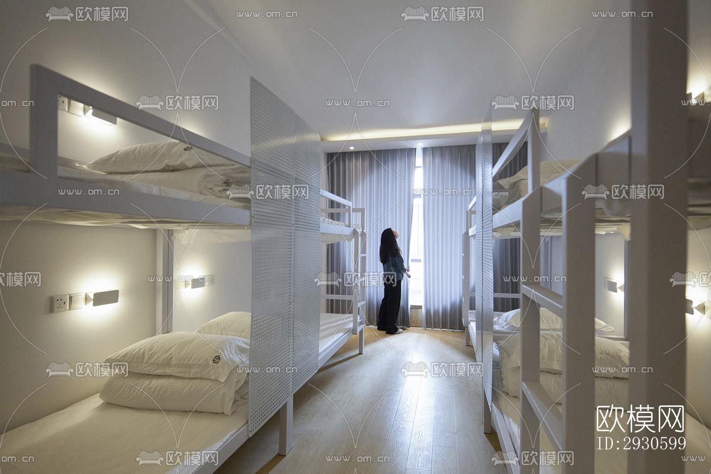 新中式酒店民宿效果图下载（渲染图10）