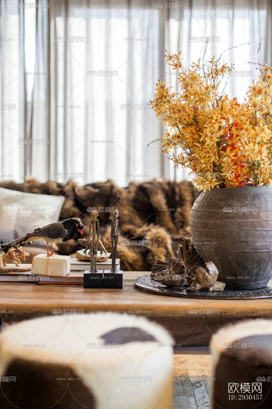 中式酒店民宿效果图下载（渲染图4）