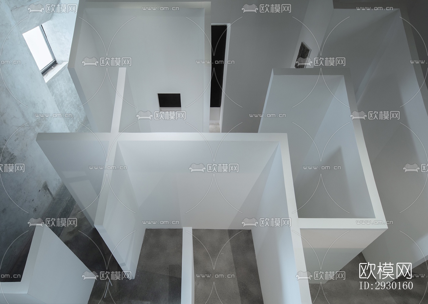 现代展览展厅效果图下载（渲染图7）