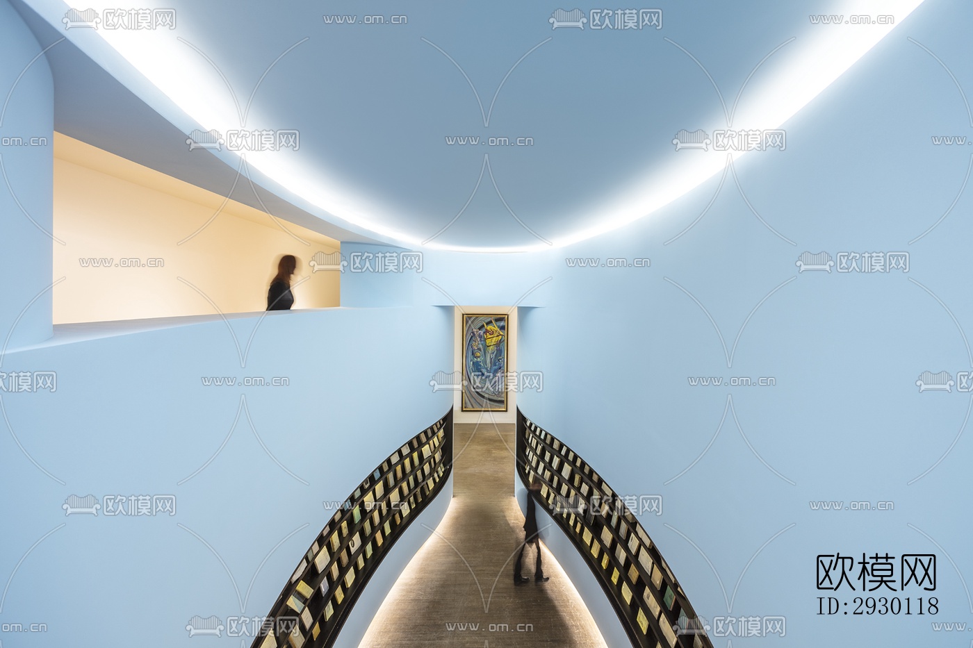 欧式展览展厅效果图下载（渲染图9）