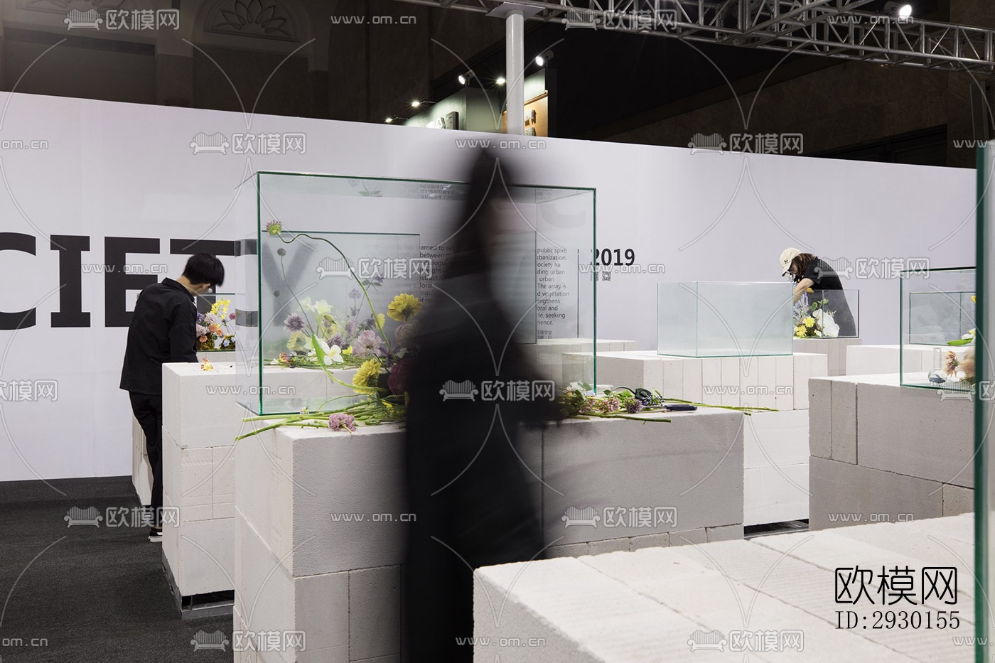 现代展览展厅效果图下载（渲染图8）