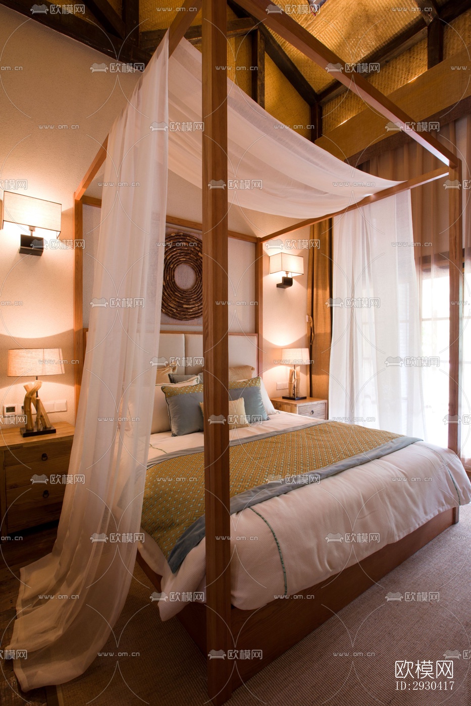 东南亚酒店民宿效果图下载（渲染图5）