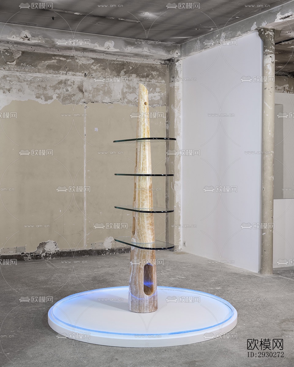 现代展览展厅效果图下载（渲染图2）