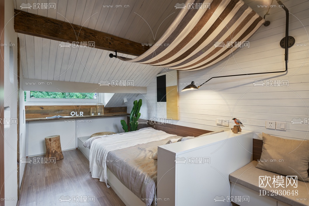 现代酒店民宿效果图下载（渲染图13）