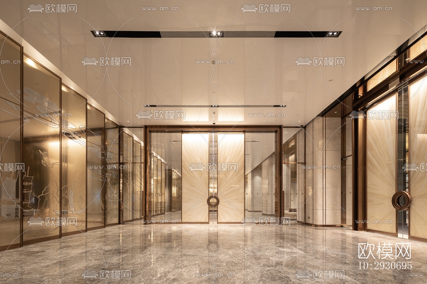 现代酒店民宿效果图下载（渲染图14）