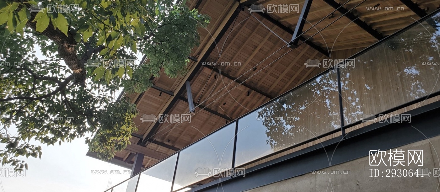 现代酒店民宿效果图下载（渲染图6）