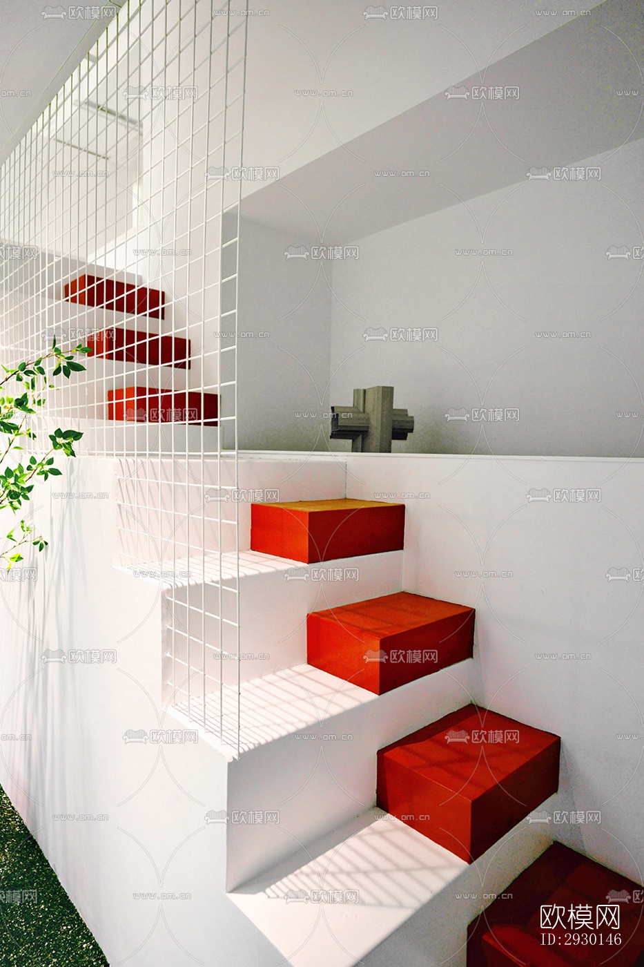 现代展览展厅效果图下载（渲染图6）