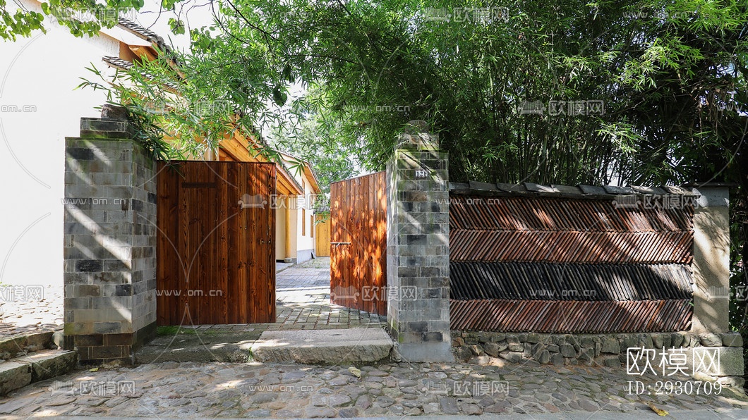 现代酒店民宿效果图下载（渲染图3）