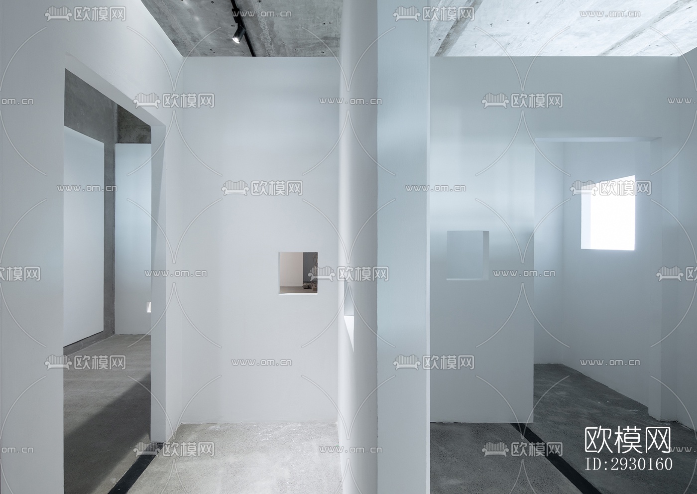 现代展览展厅效果图下载（渲染图11）