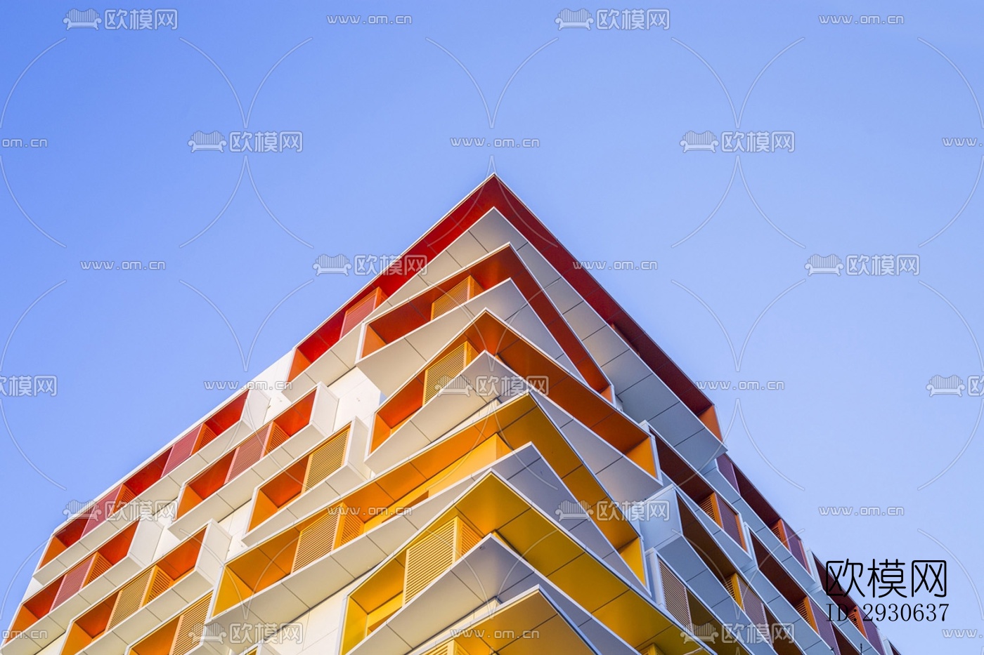 现代酒店民宿效果图下载（渲染图16）