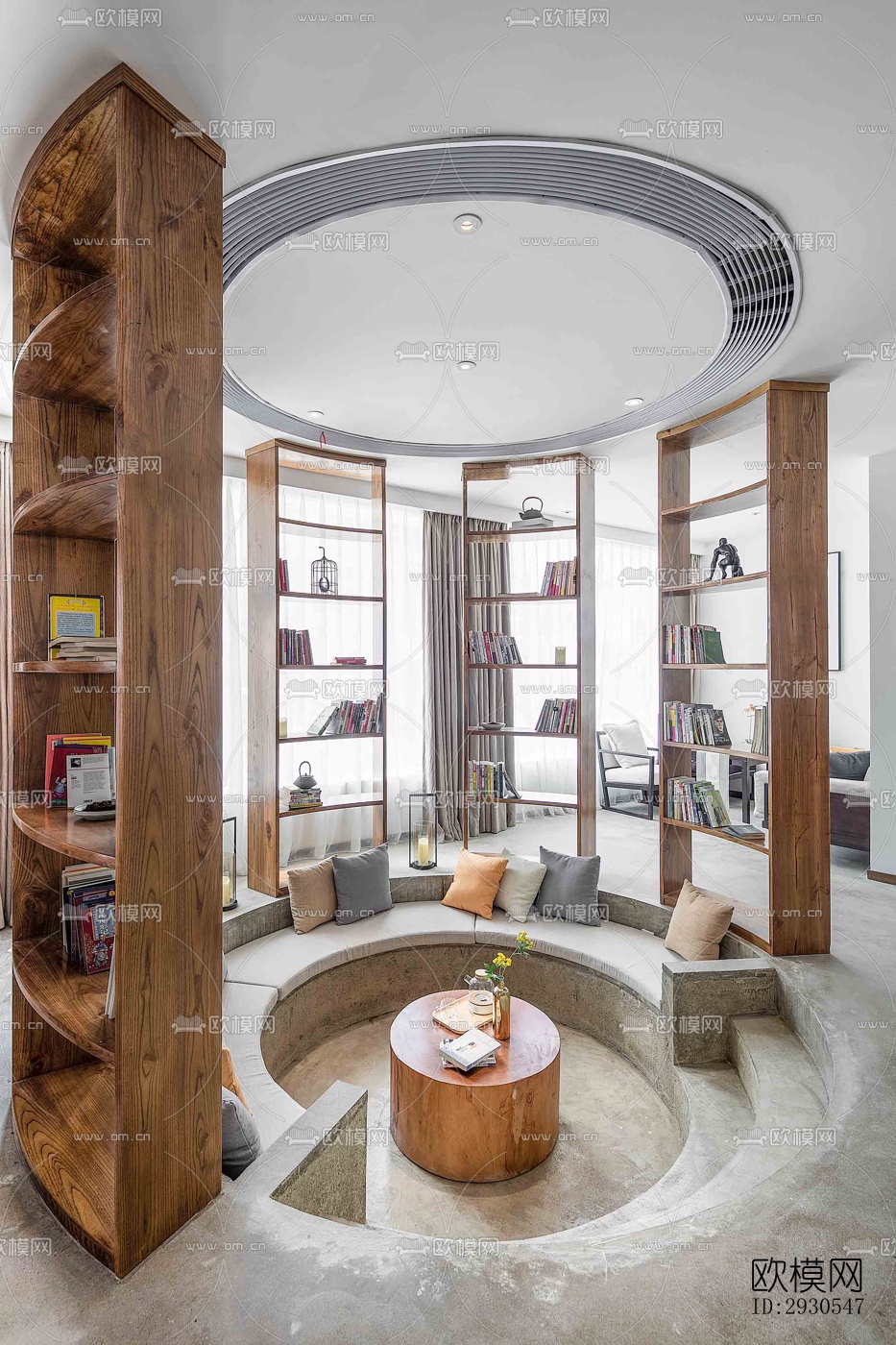 北欧酒店民宿效果图下载（渲染图12）