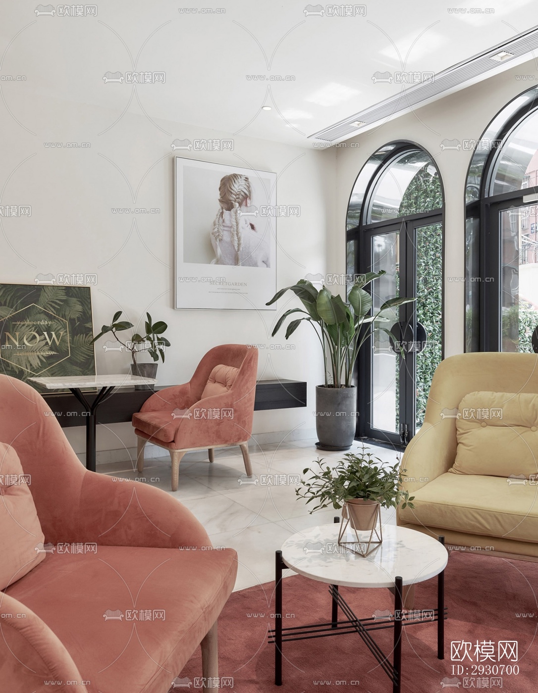 现代酒店民宿效果图下载（渲染图7）