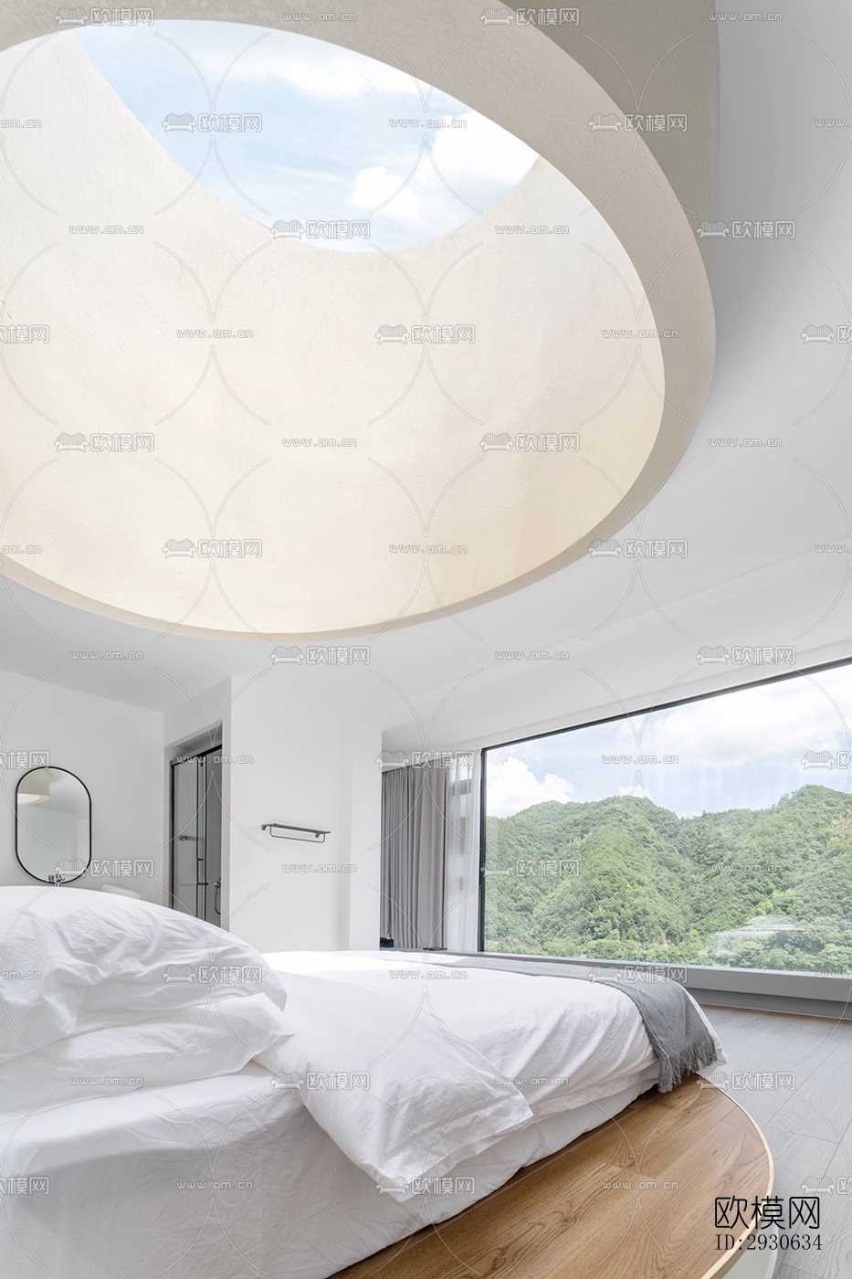 现代酒店民宿效果图下载（渲染图4）