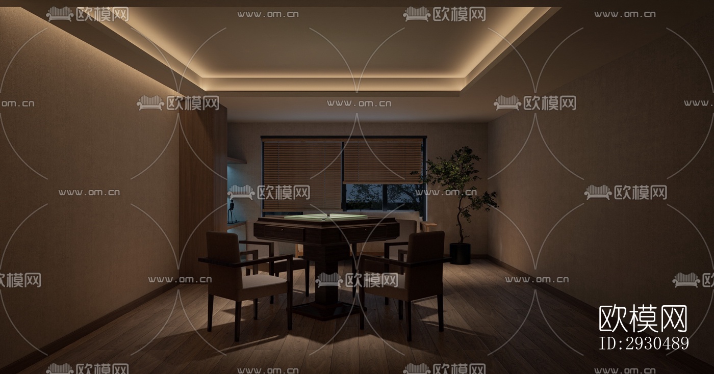 中式酒店民宿效果图下载（渲染图2）