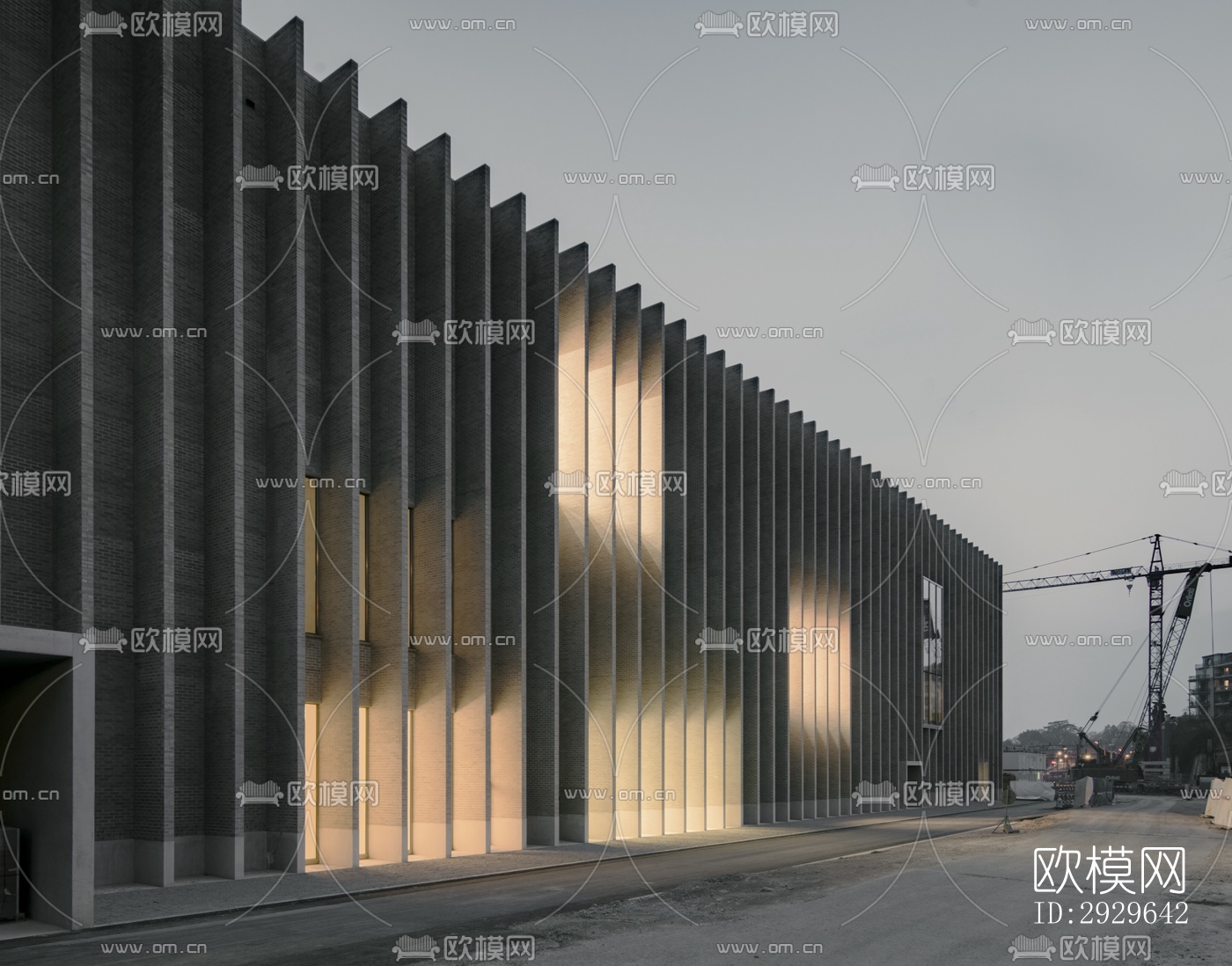 侘寂美术博物馆效果图下载（渲染图1）