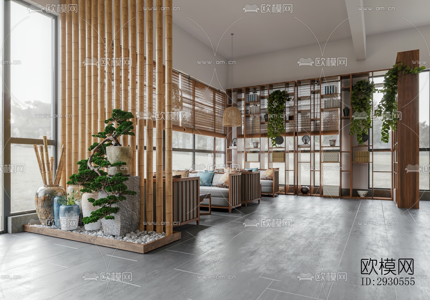 北欧酒店民宿效果图下载（渲染图5）