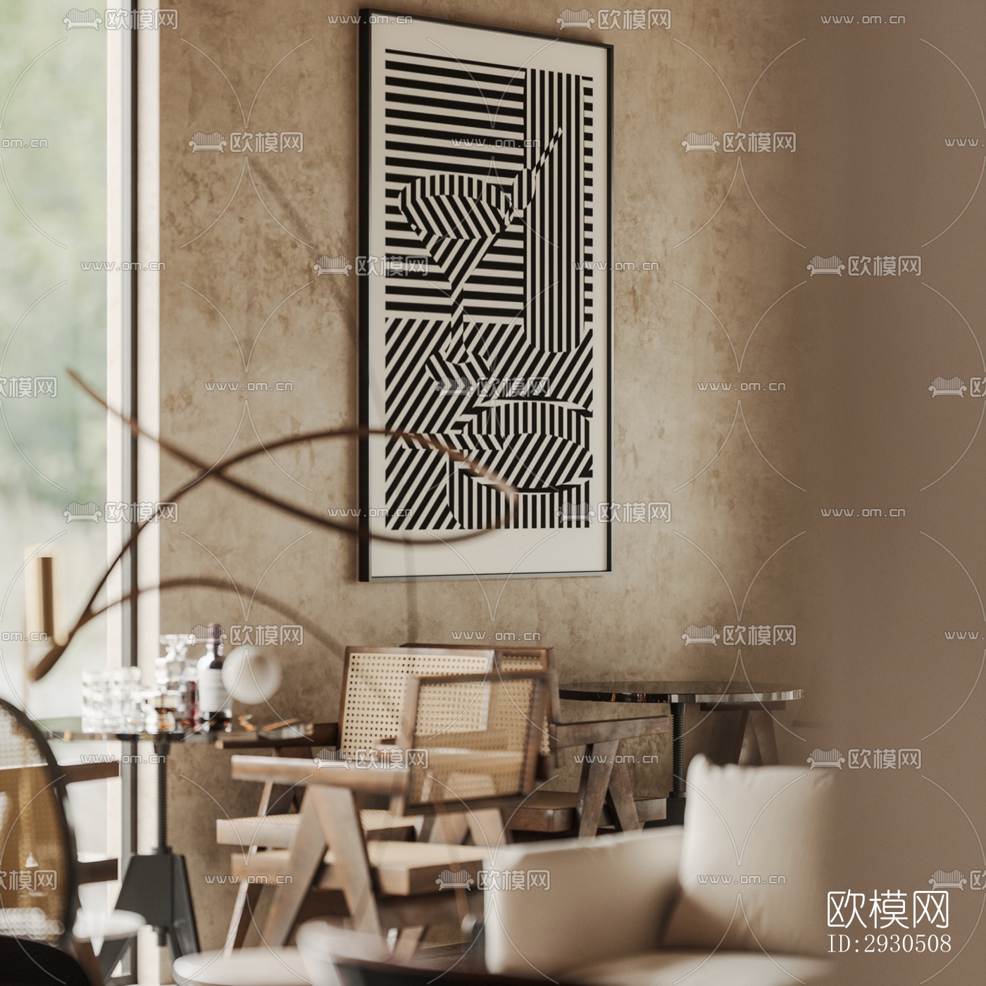 侘寂酒店民宿效果图下载（渲染图12）