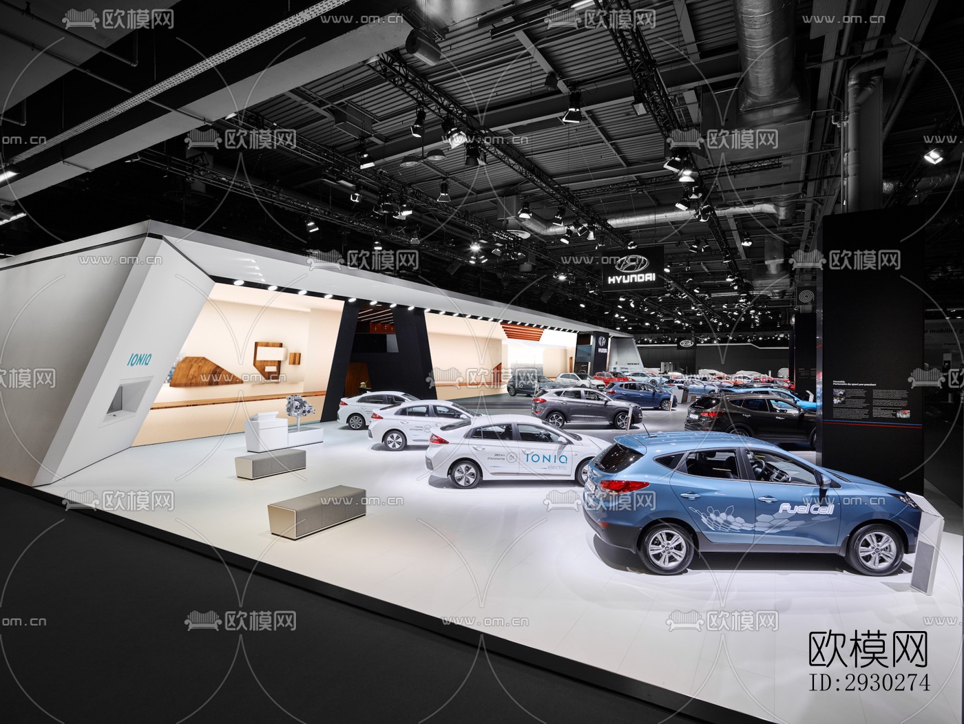 现代展览展厅效果图下载（渲染图14）