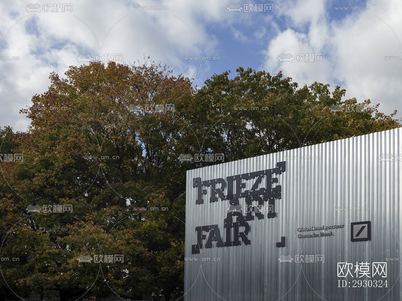 现代展览展厅效果图下载（渲染图3）