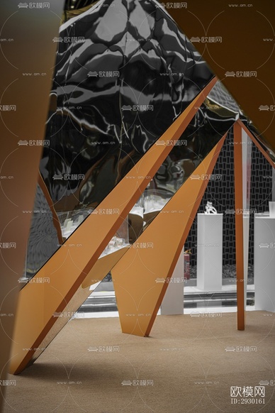 現(xiàn)代展覽展廳效果圖下載(渲染圖9)