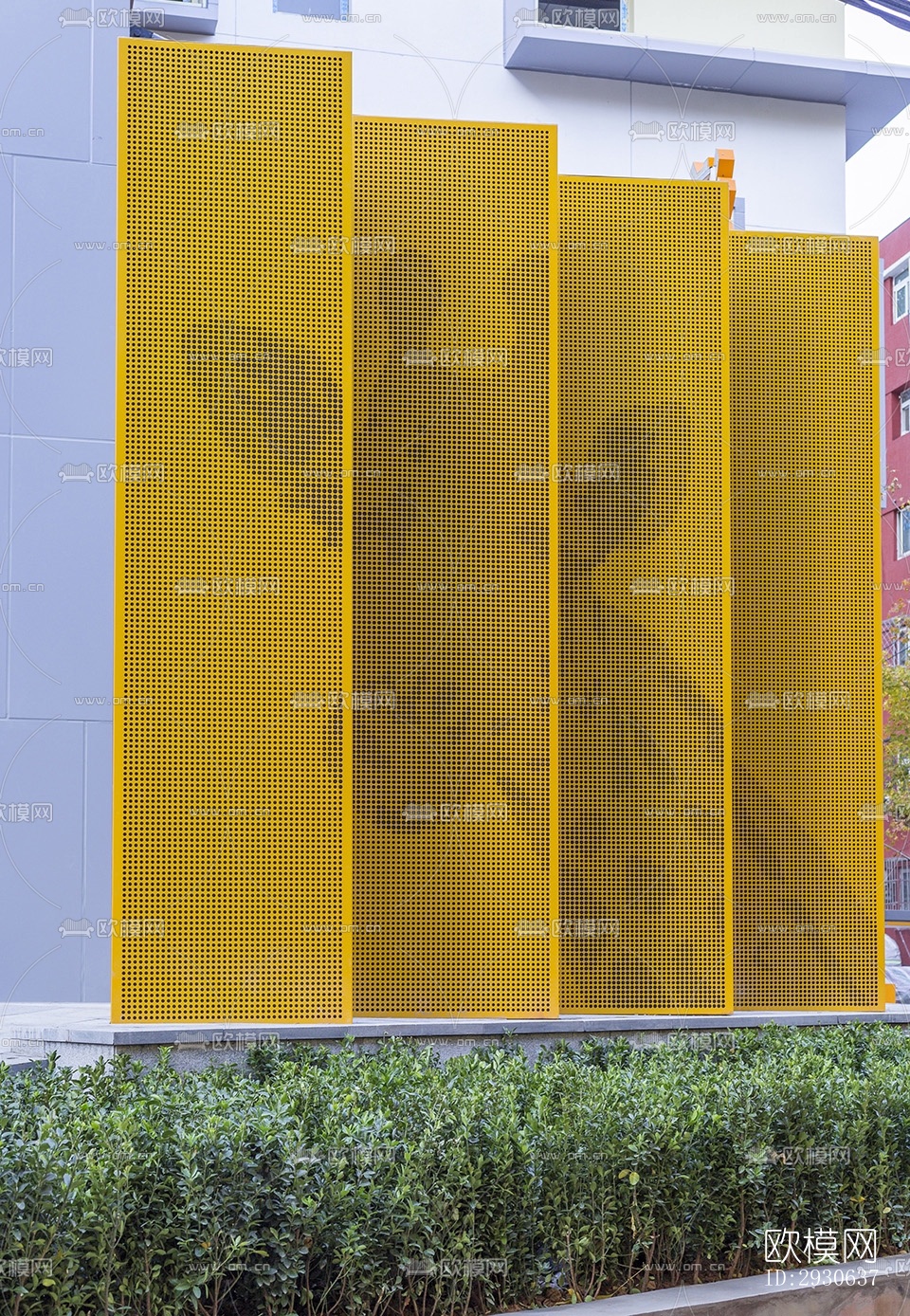 现代酒店民宿效果图下载（渲染图10）