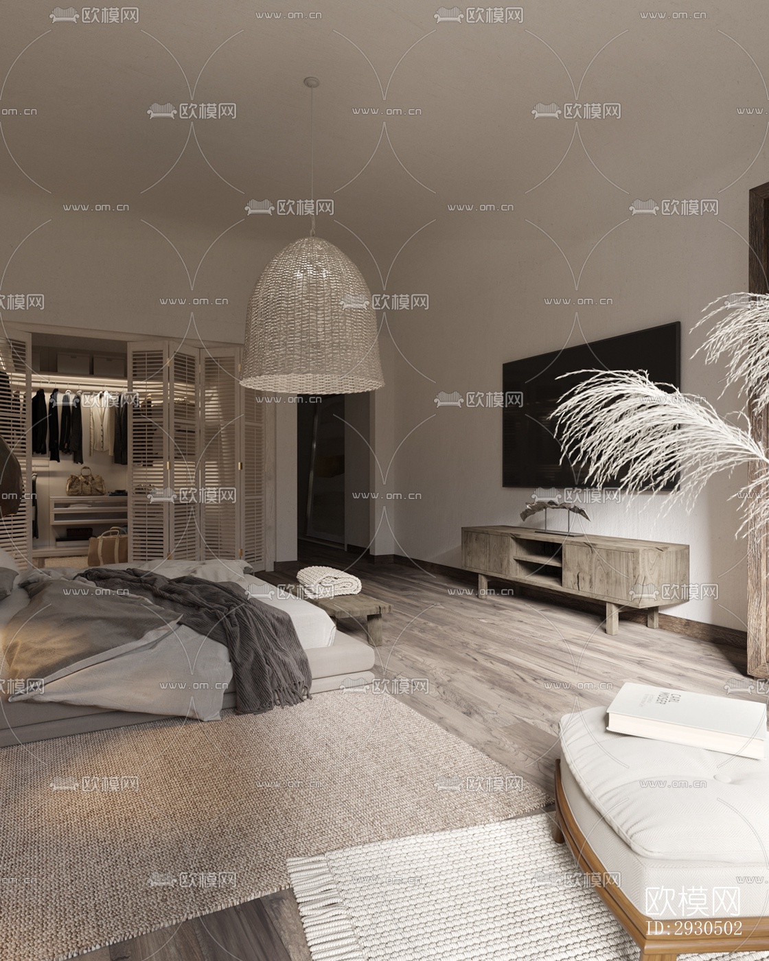 侘寂酒店民宿效果图下载（渲染图11）