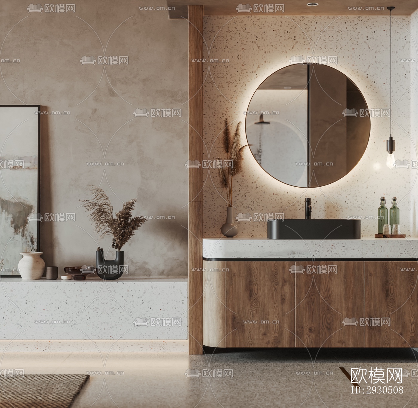 侘寂酒店民宿效果图下载（渲染图15）