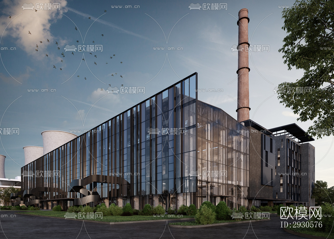 后现代酒店民宿效果图下载（渲染图7）