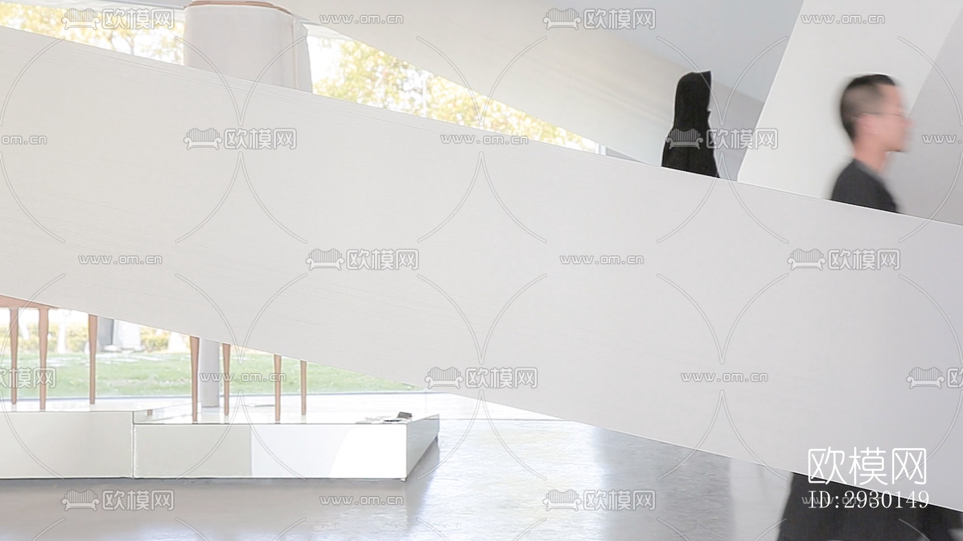 现代展览展厅效果图下载（渲染图11）