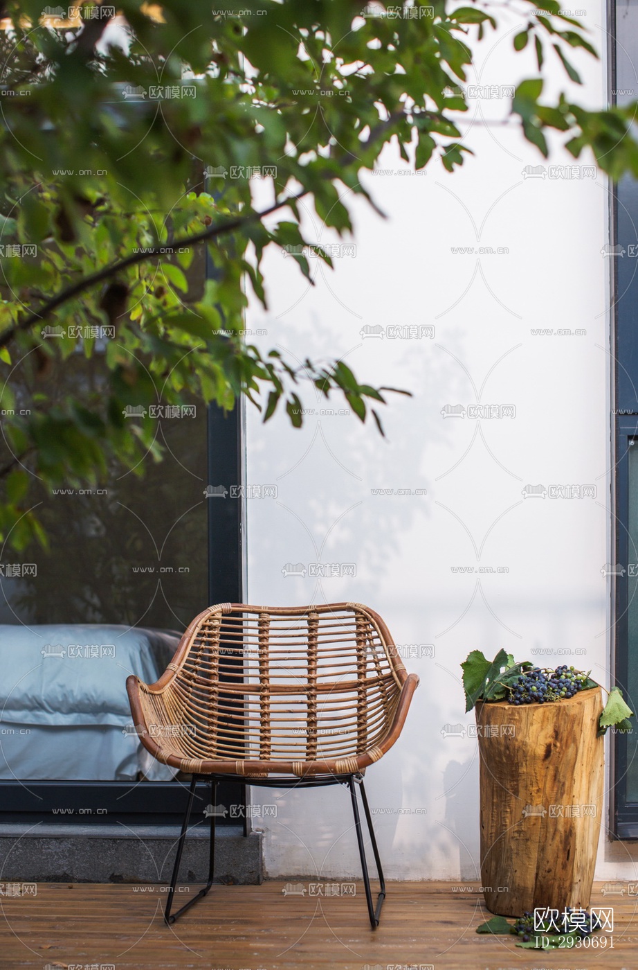 现代酒店民宿效果图下载（渲染图9）