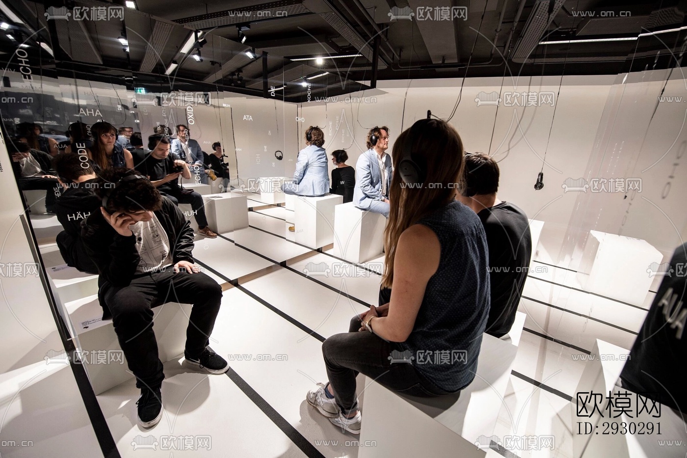 现代展览展厅效果图下载（渲染图7）