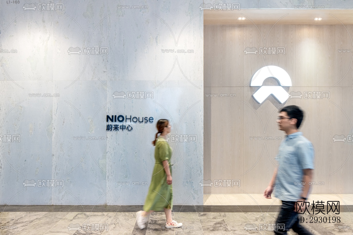 现代展览展厅效果图下载（渲染图1）