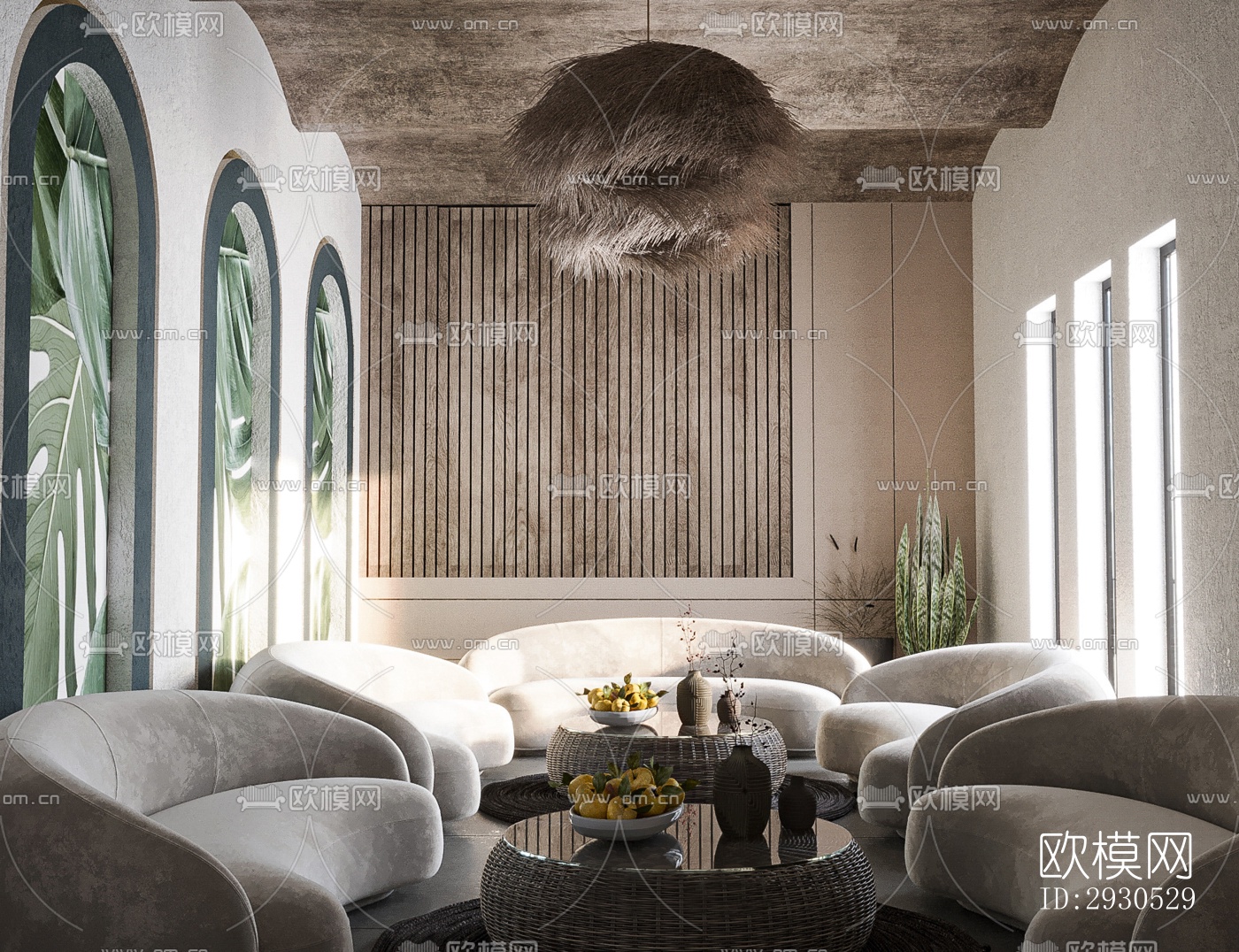 侘寂酒店民宿效果图下载（渲染图10）