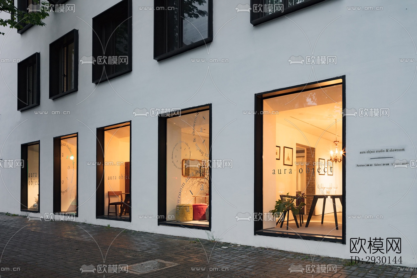 现代展览展厅效果图下载（渲染图4）