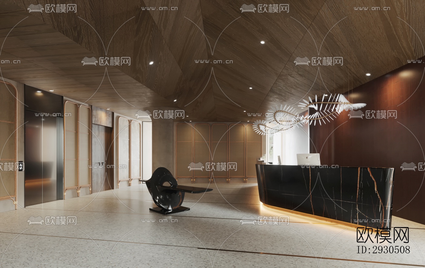 侘寂酒店民宿效果图下载（渲染图18）