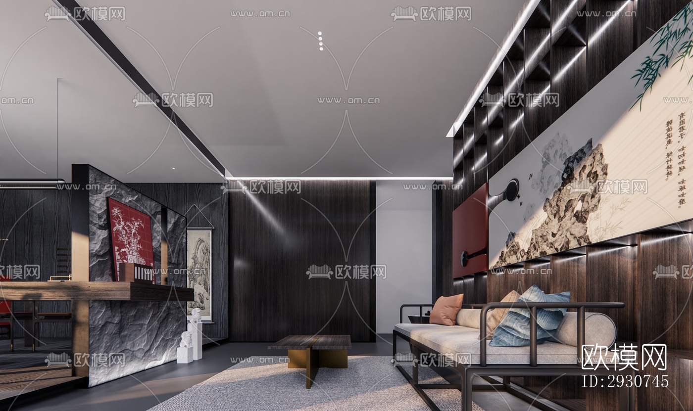 中式零售店铺效果图下载（渲染图12）