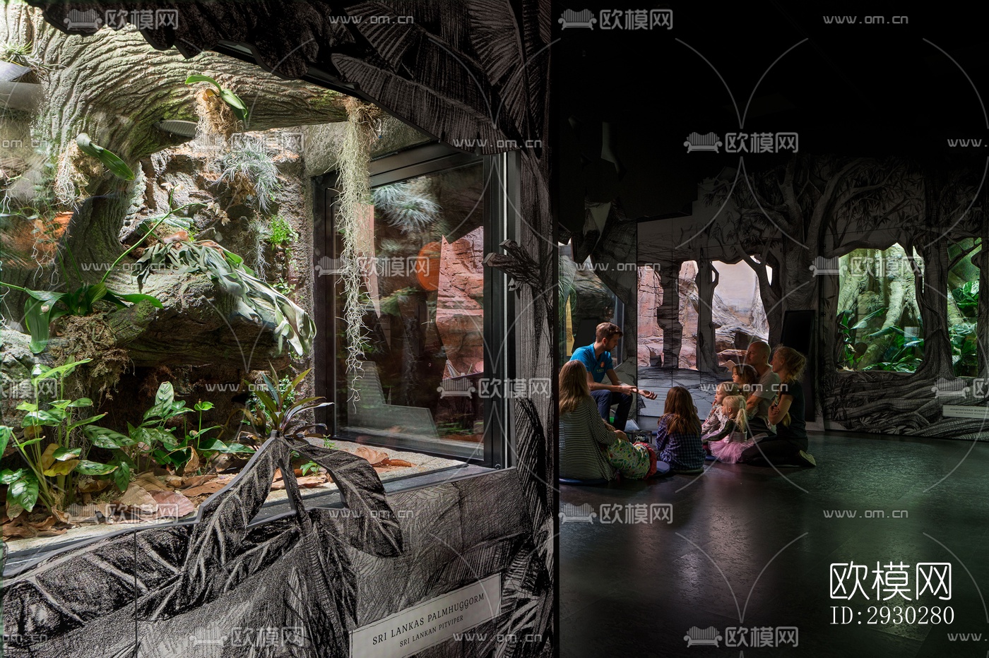 现代展览展厅效果图下载（渲染图8）