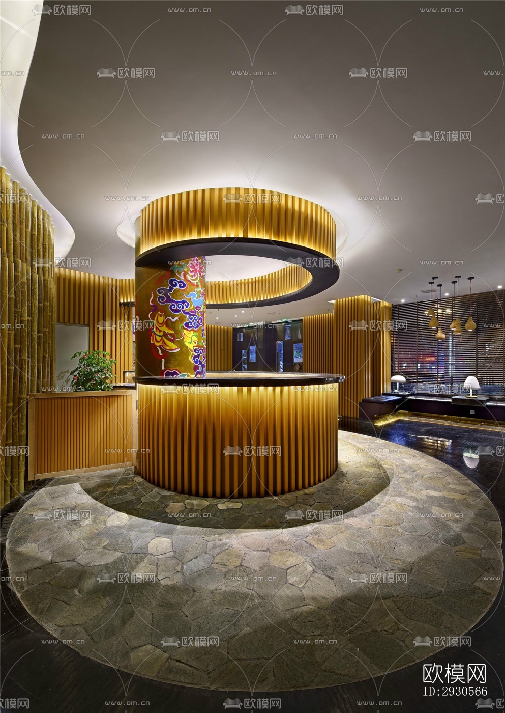 后现代酒店民宿效果图下载（渲染图13）