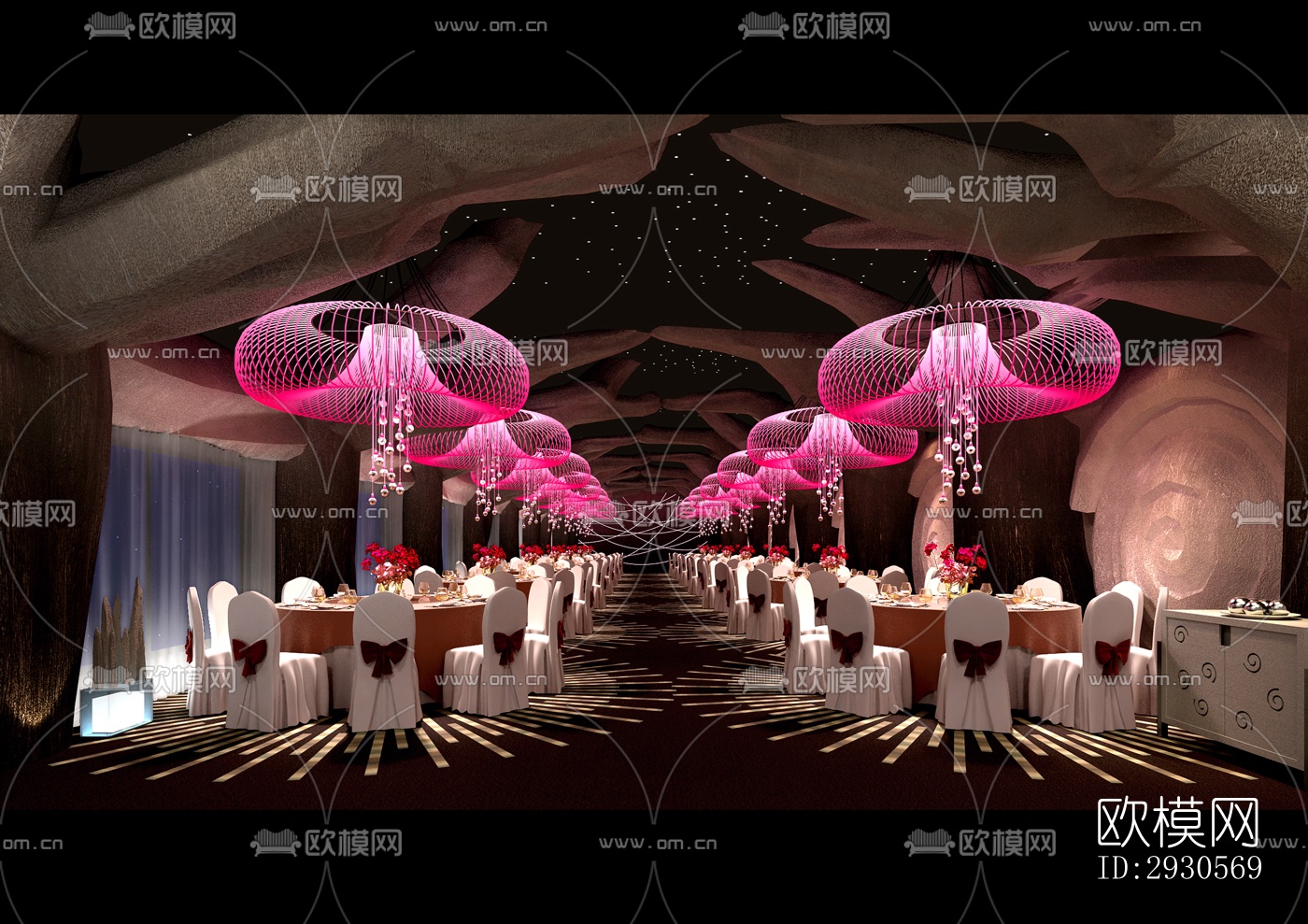 后现代酒店民宿效果图下载（渲染图10）