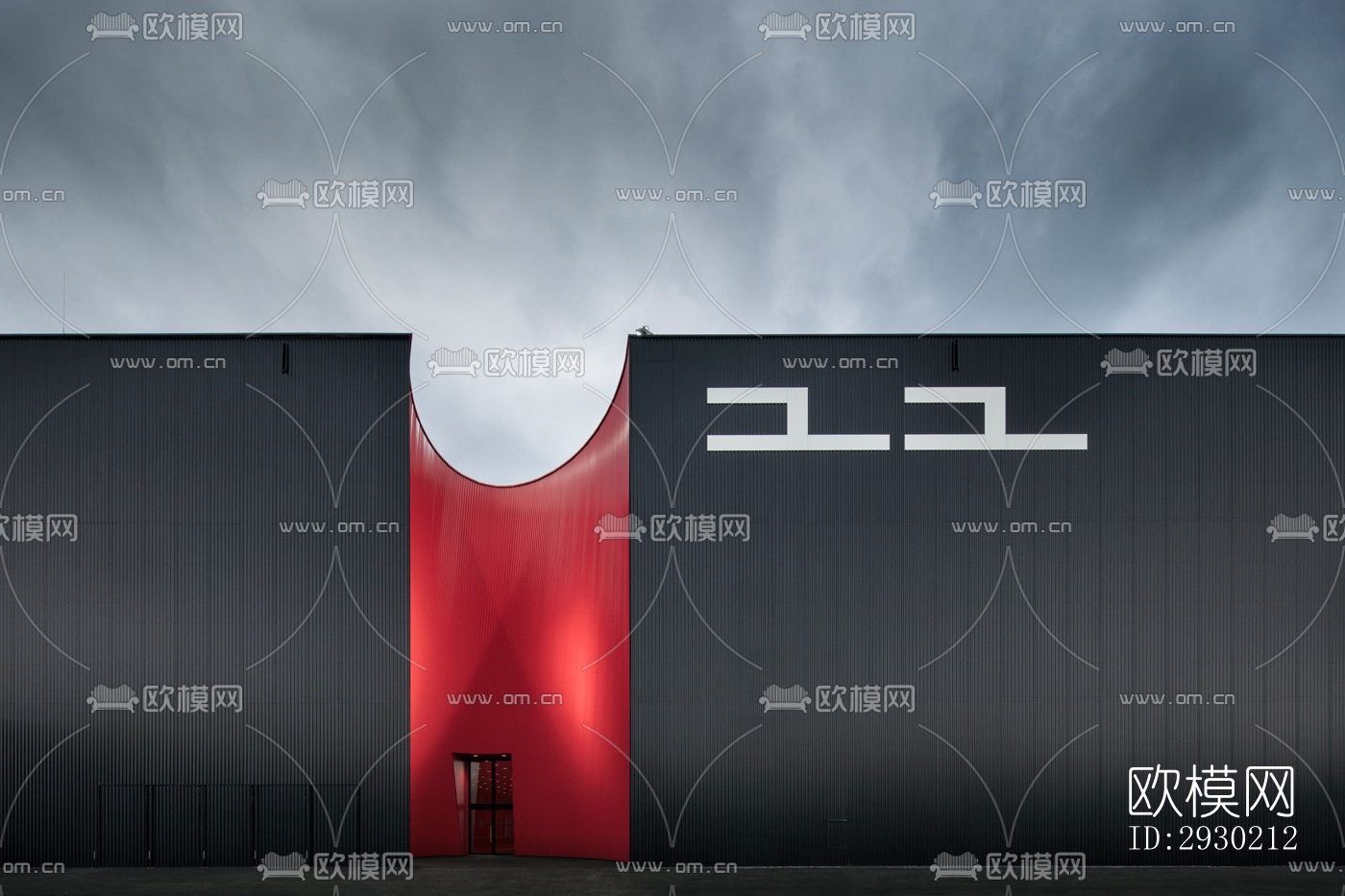 现代展览展厅效果图下载（渲染图3）