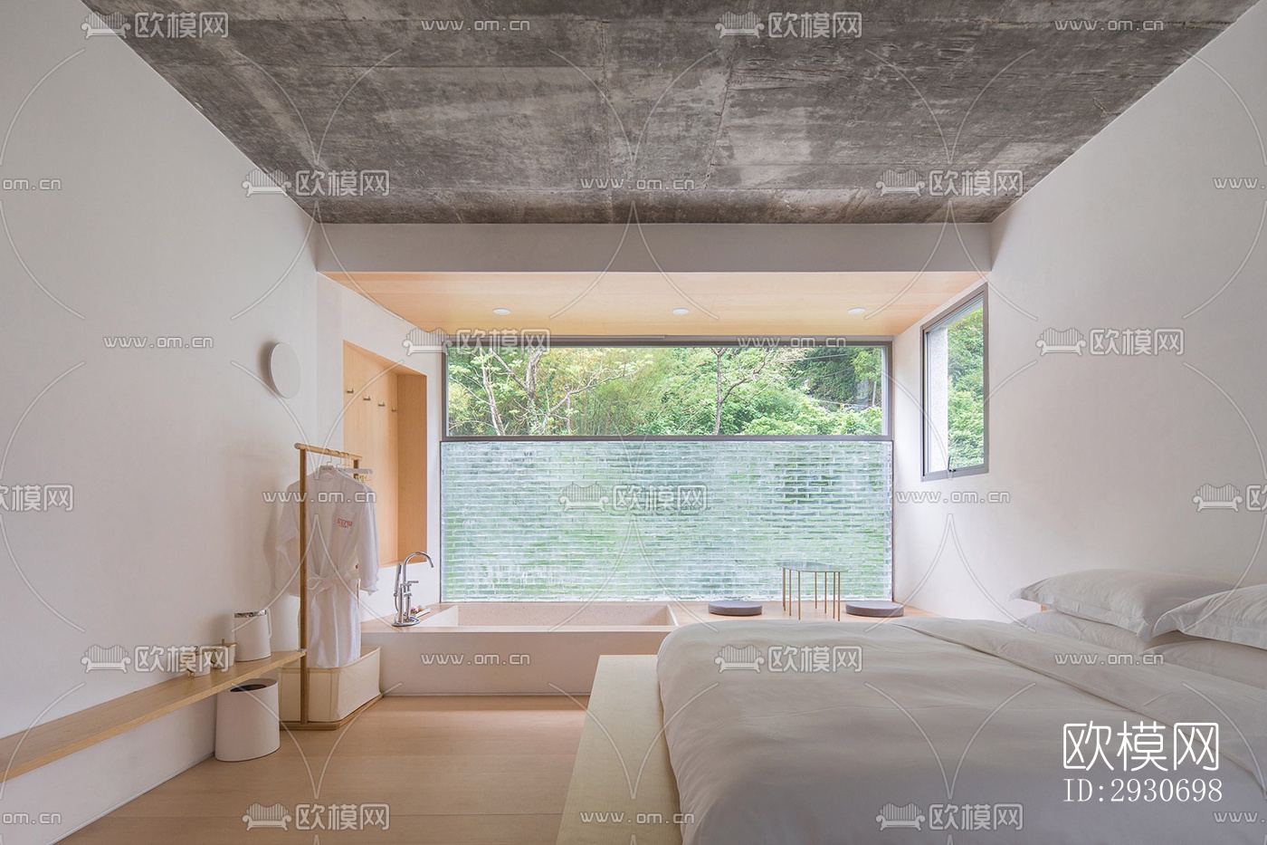 现代酒店民宿效果图下载（渲染图5）