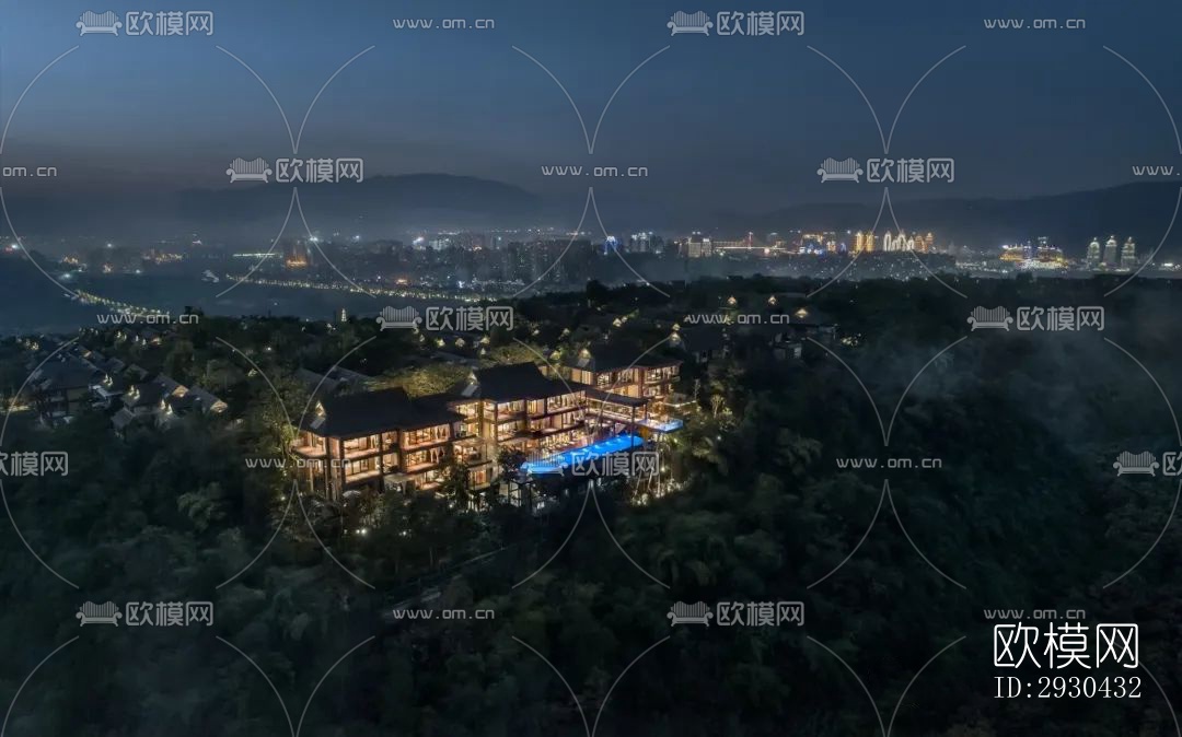 东南亚酒店民宿效果图下载（渲染图14）