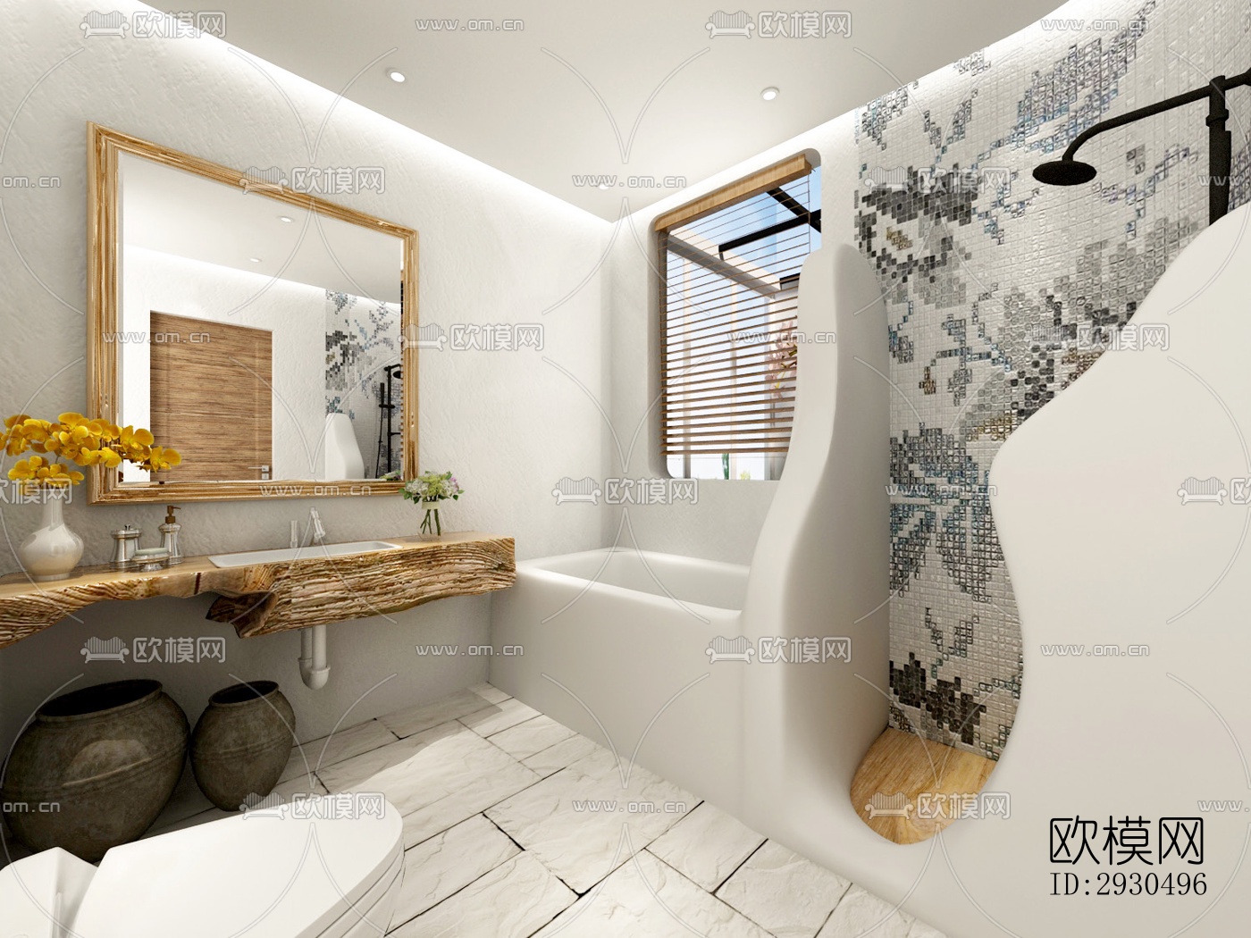 侘寂酒店民宿效果图下载（渲染图4）