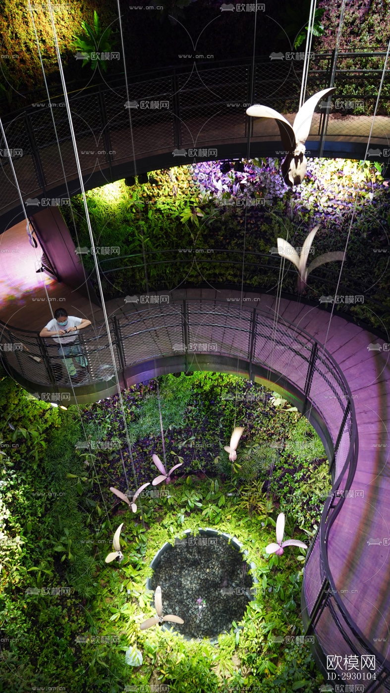 工业风展览展厅效果图下载（渲染图6）